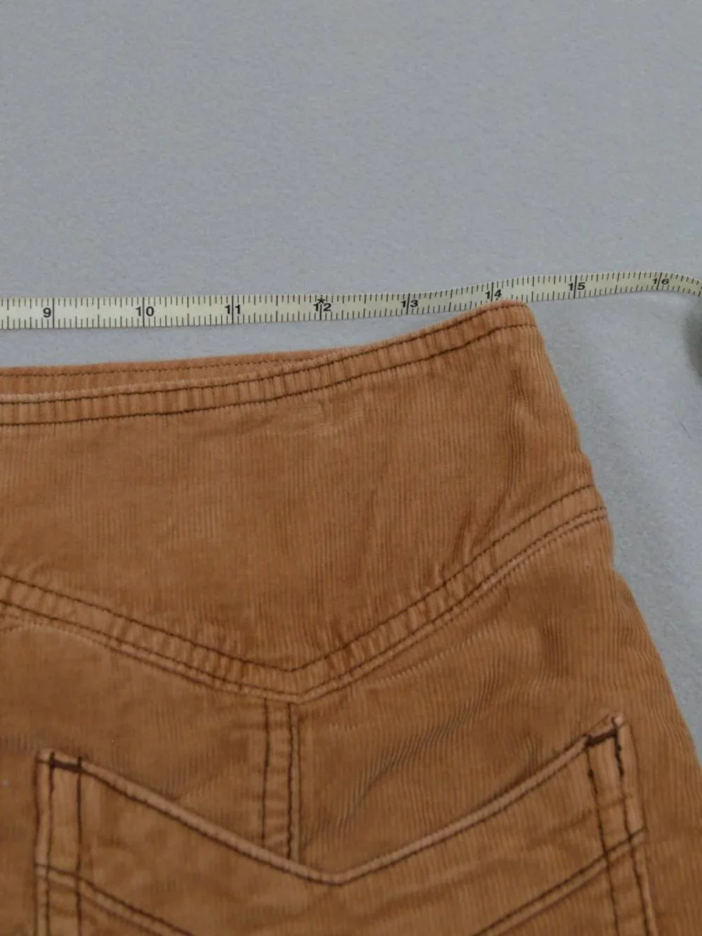 🤎 Free People Come A Little Closer Corduroy Mini Skirt W2 Brown